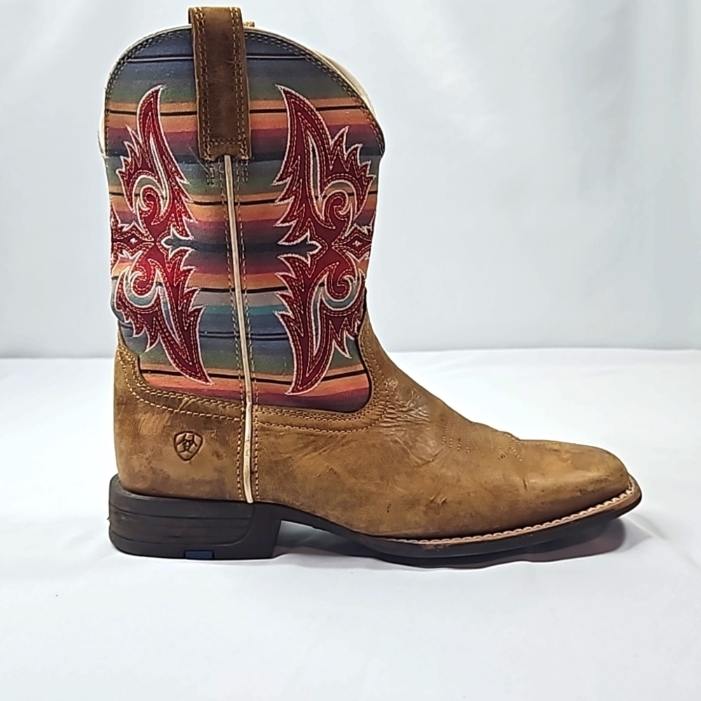 Ariat Womens Lonestar Square Toe Western Cowgirl Boots Size 5